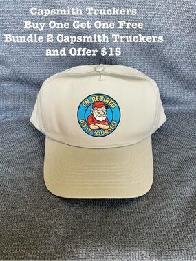 Capsmith Trucker hat “Im Retired Do It Yourself” - Snapback – Gift-Dad- Grandpa